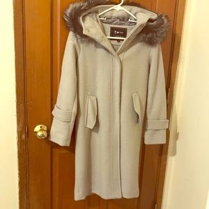 Gray Wool Trench Coat